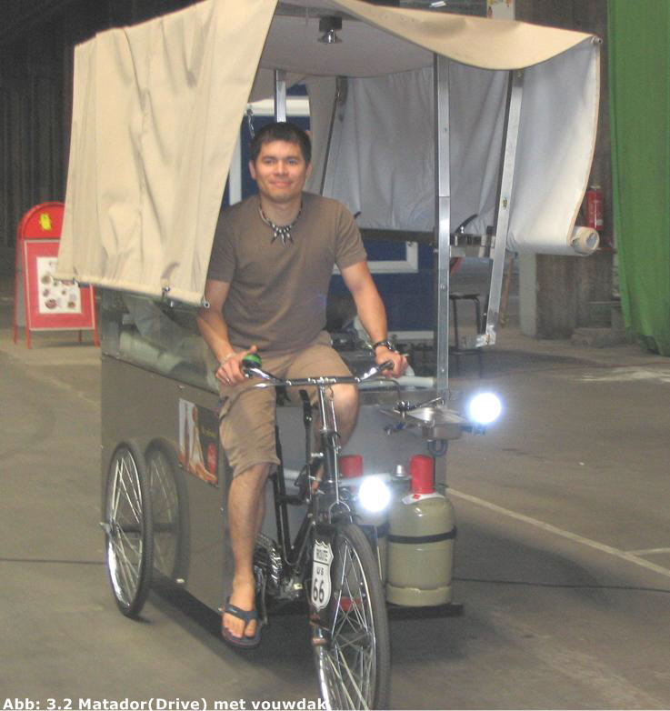 matador met vouwdak xxl