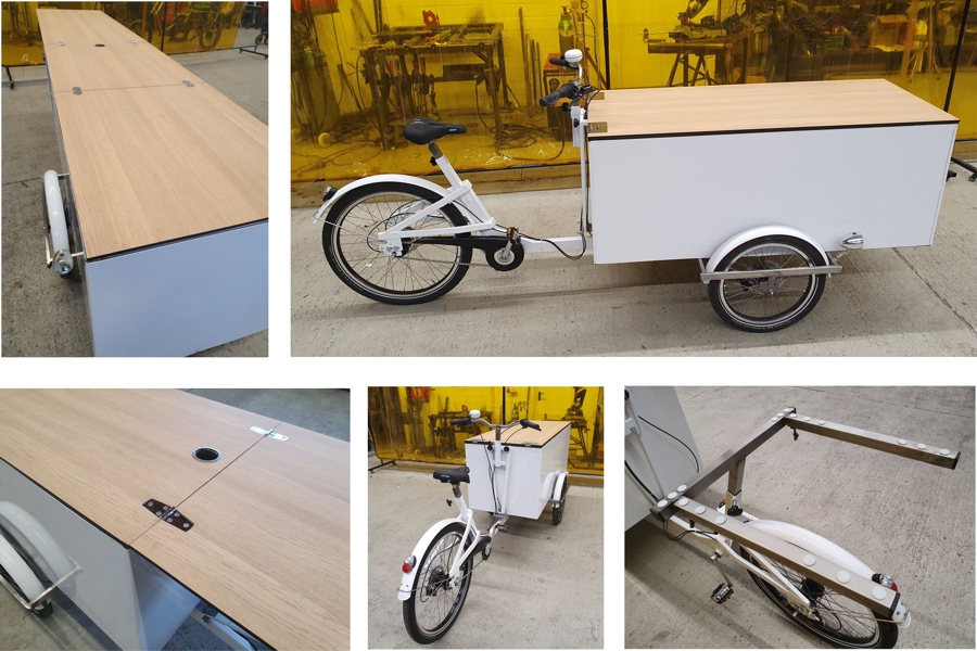 Verkaufsfahrrad Lastenrad